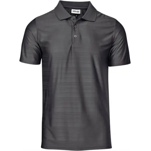 Mens Milan Golf Shirt Grey
